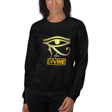 Load image into Gallery viewer, Black I AM DIVINE Unisex Sweatshirt