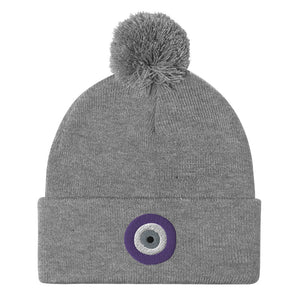 Evil EYE Pom-Pom Beanie