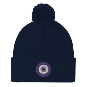 Evil EYE Pom-Pom Beanie