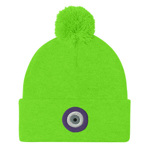 Evil EYE Pom-Pom Beanie